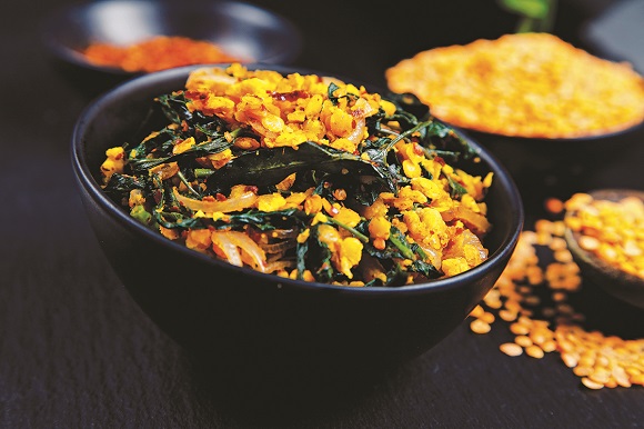 Devilled Dhal and KangKung