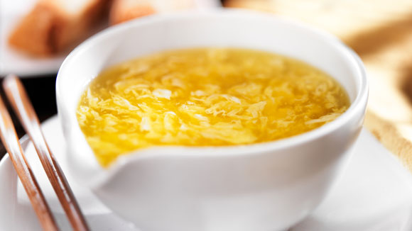 Quick Chicken and Egg Drop Soup