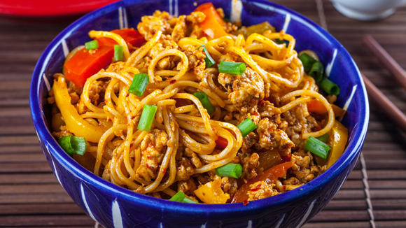 Extra Hot Chili Chicken Noodles